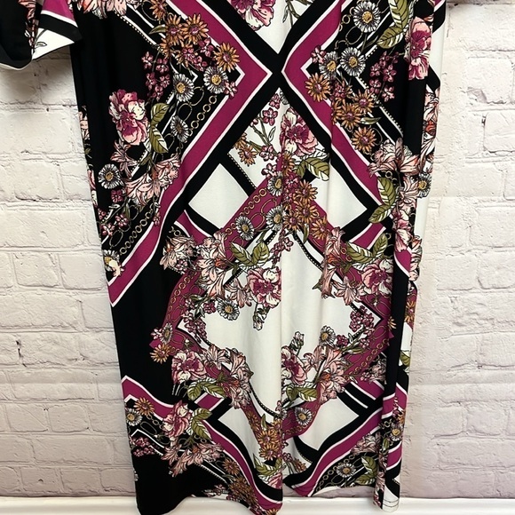 Joseph Ribkoff Multi Print Button Up Dress - Picture 11 of 13